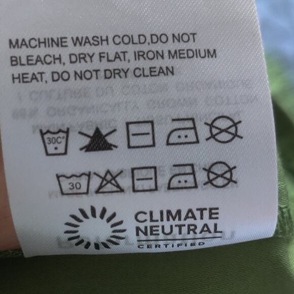 Reformation Organic Cotton Green Elastic Waist A-line Maxi Skirt Size L - Picture 5 of 5